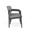Lesro Industries Steel Waiting Reception 2 Seat Tandem Seating in Gray