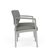 Lesro Industries Steel Waiting Reception 2 Seat Sofa Steel Frame in Gray