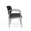 Lesro Industries Steel Waiting Reception 2 Seat Sofa Steel Frame in Gray