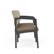 Lesro Industries Steel Waiting Reception 2 Seat Tandem Seating in Brown