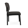 Lesro Industries Steel Waiting Reception Armless Guest Chair in Gray