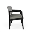 Lesro Industries Steel Waiting Reception 2 Seat Tandem Seating in Gray