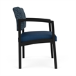 Lesro Industries Steel Waiting Reception Wide Guest Chair in Blue