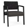 Lesro Industries Steel Waiting Reception Wide Guest Chair in Gray