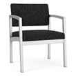 Lesro Industries Steel Waiting Reception Wide Guest Chair in Blue