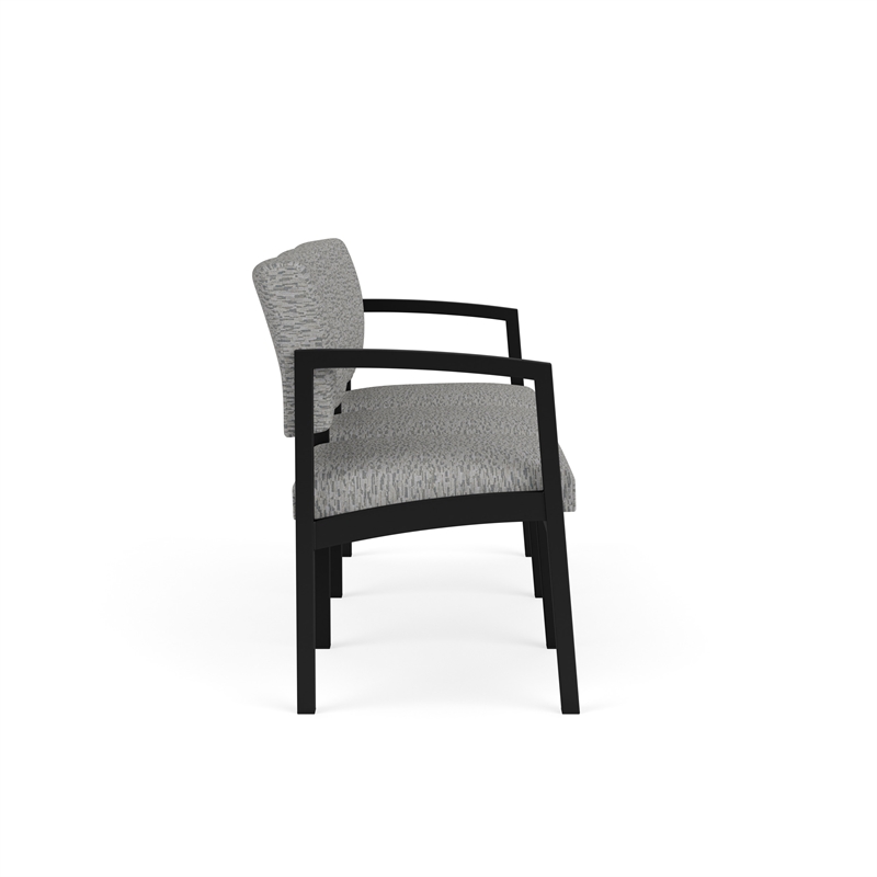 Lesro Industries Steel Waiting Reception 3 Seat Sofa Steel Frame in Gray