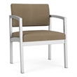 Lesro Industries Steel Waiting Reception Wide Guest Chair in Blue