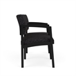 Lesro Industries Steel Waiting Reception 2 Seat Tandem Seating in Black