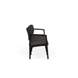 Lesro Industries Steel Waiting Reception 4 Seat Sofa Steel Frame in Gray