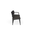 Lesro Industries Steel Waiting Reception 4 Seat Sofa Steel Frame in Gray
