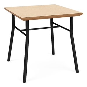 Lesro 20x20&quot Vancouver Square Reception End Table  in Light Brown