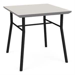 Lesro 20x20&quot Vancouver Square Reception End Table  in Light Gray