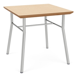 Lesro 20x20&quot Vancouver Square Reception End Table  in Light Brown