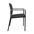 Lesro Vancouver Wide Upholstered Reception Guest Chair in Gray (Set of 2)