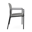 Lesro Vancouver Wide Upholstered Reception Guest Chair in Gray (Set of 2)