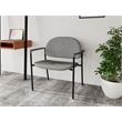 Lesro Vancouver Bariatric Upholstered Reception Chair Steel Frame in Gray