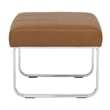 Studio Designs Home Allure 2-Piece Accent Chair and Ottoman Set in Caramel Brown