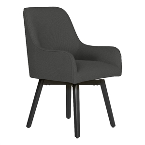 studio designs home spire luxe swivel metal accent chair in pewter