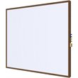 Ghent's Ceramic 3' x 4' Impression Whiteboard with modern Frame in White