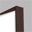 Ghent's Ceramic 3' x 4' Impression Whiteboard with modern Frame in White