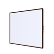 Ghent's Ceramic 3' x 4' Impression Whiteboard with modern Frame in White