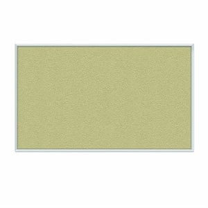 Ghent's Vinyl 18&quot x 24&quot Bulletin Board with Aluminum Frame in Caramel