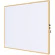 Ghent's Ceramic 2' x 3' Impression Whiteboard with Modern Frame in White