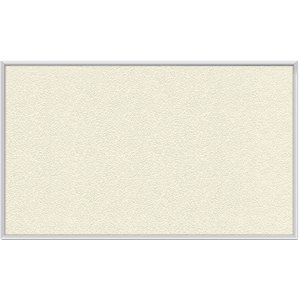 Ghent's Vinyl 2' x 3' Bulletin Board with Aluminum Frame in Ivory