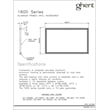 Ghent's Vinyl 2' x 3' Bulletin Board with Aluminum Frame in Ocean Blue