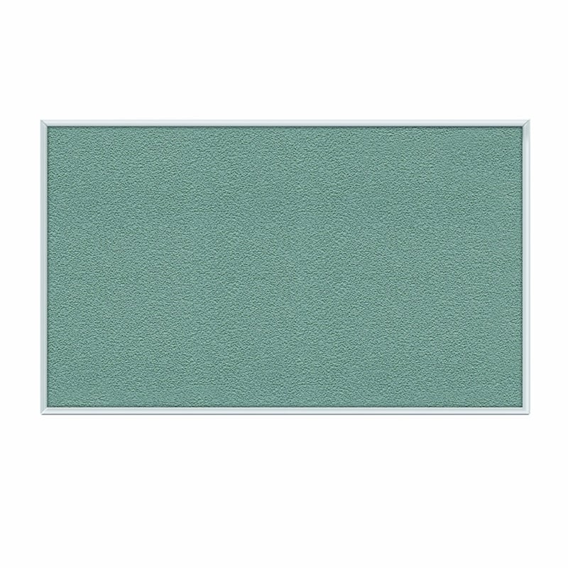 Ghent's Vinyl 2' x 3' Bulletin Board with Aluminum Frame in Stone