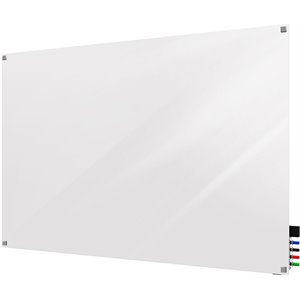 Ghent's Glass 2' x 3' Mag. Harmony Board with Square Corners in White Back