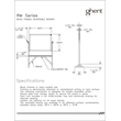 Ghent's Wood 3' H x 4' W Reversible Mag. Whiteboard in Natural