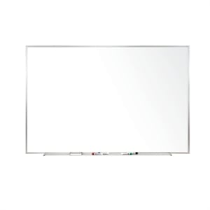 Ghent 36.5&quot x 48.5&quot Aluminum Frame Ceramic Magnetic Whiteboard