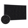Ghent's 3' x 4' Rubber Bulletin Board with Aluminum Frame in Speckled Tan