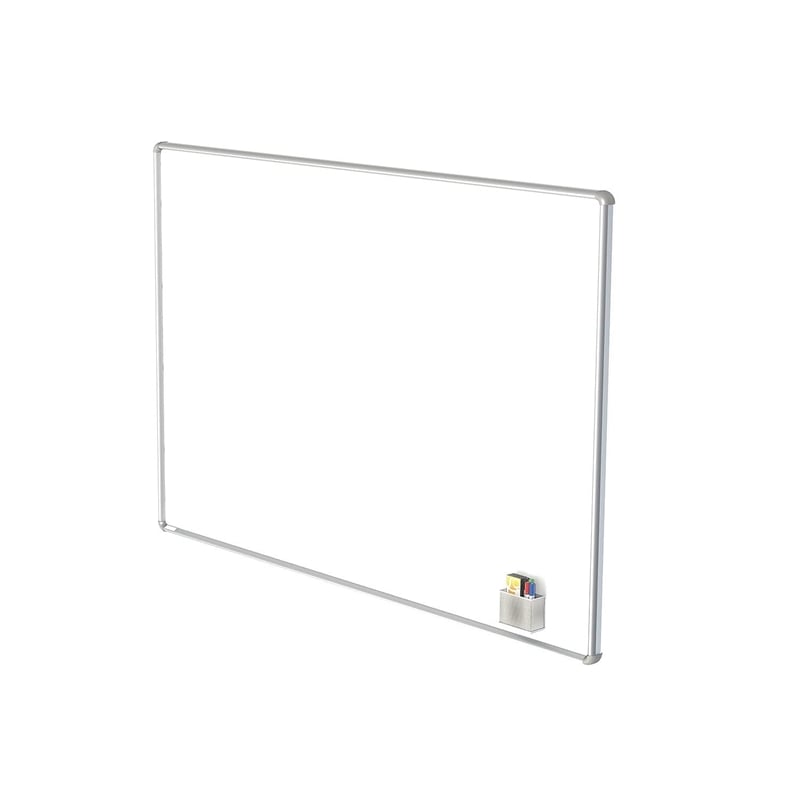 Ghent's Ceramic 3' x 4' Nexus Wall Mount Mag. Whiteboard in White