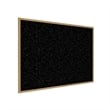 Ghent's Wood 3' x 4' Rubber Bulletin Board with Wood Frame in Multi-Color