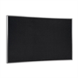 Ghent's 3' x 5' Rubber Bulletin Board with Aluminum Frame in Speckled Tan