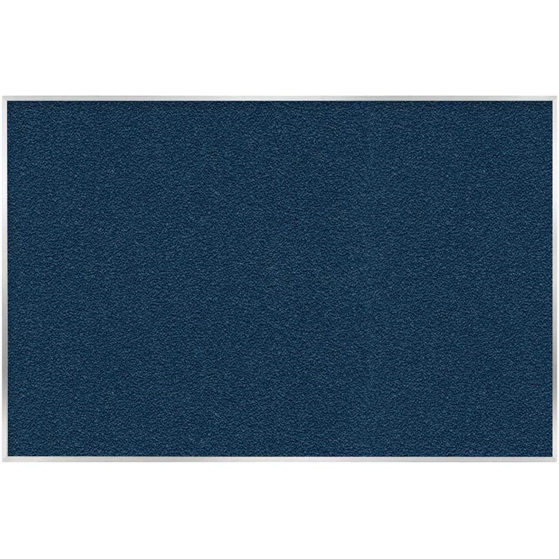Ghent's Vinyl 3' x 5' Bulletin Board with Aluminum Frame in Navy