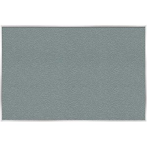 Ghent's Vinyl 3' x 5' Bulletin Board with Aluminum Frame in Stone
