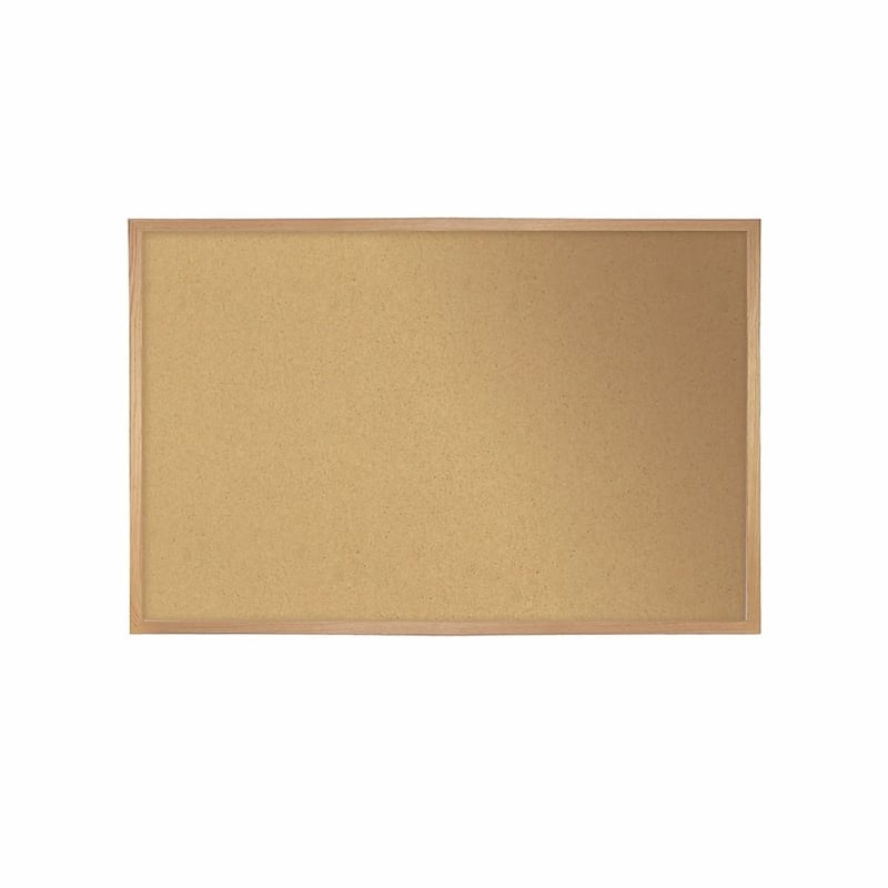 Ghent's Wood 3' x 5' Bulletin Board with Wood Frame in Natural