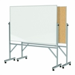 Ghent's Wood 4' x 6' Reversible Cork Bulletin & Whiteboard in Natural