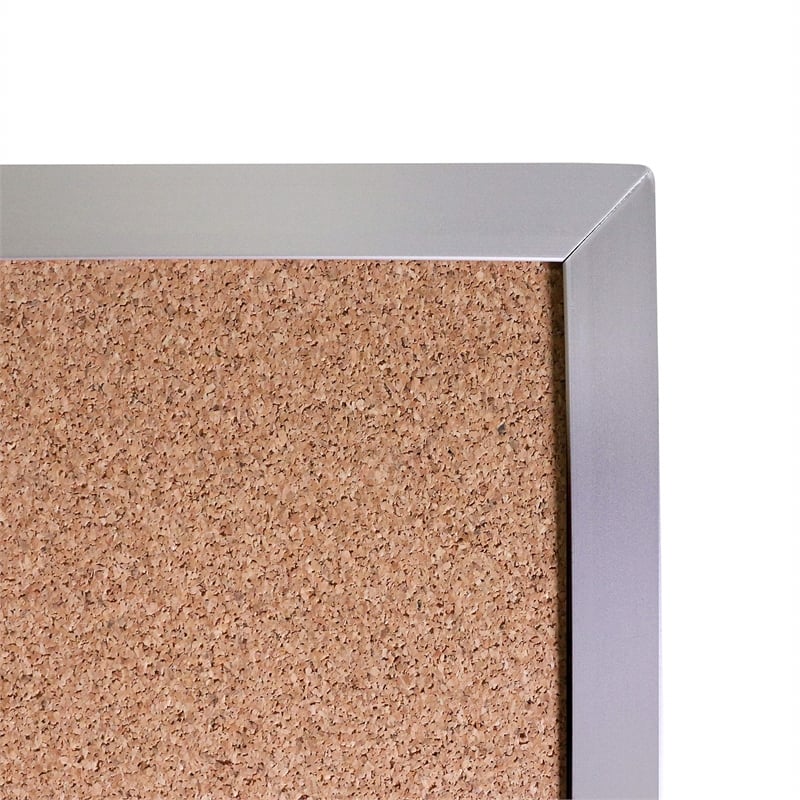 Ghent's Wood 4' x 6' Reversible Cork Bulletin & Whiteboard in Natural