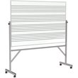 Ghent's Ceramic 4' x 6' Reversible Mag. Whiteboard (1 Music Staff) in White