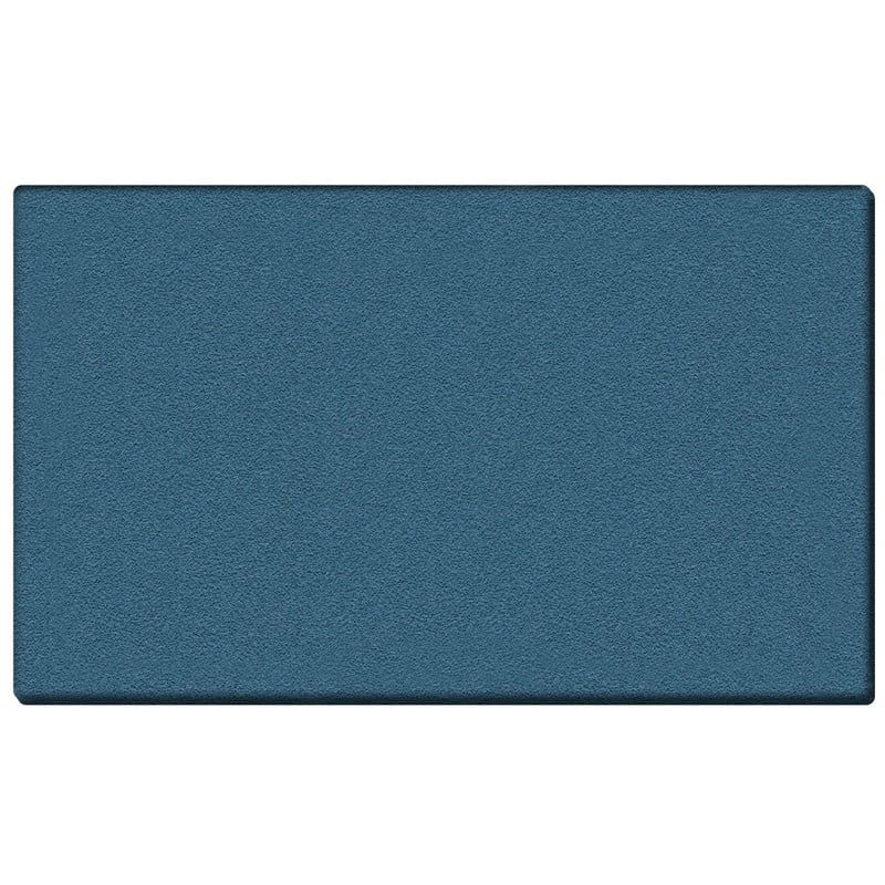Ghent's Vinyl 4' x 5' Wrapped Edge Bulletin Board in Ocean Blue