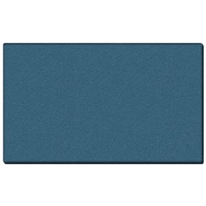 Ghent's Vinyl 4' x 5' Wrapped Edge Bulletin Board in Ocean Blue