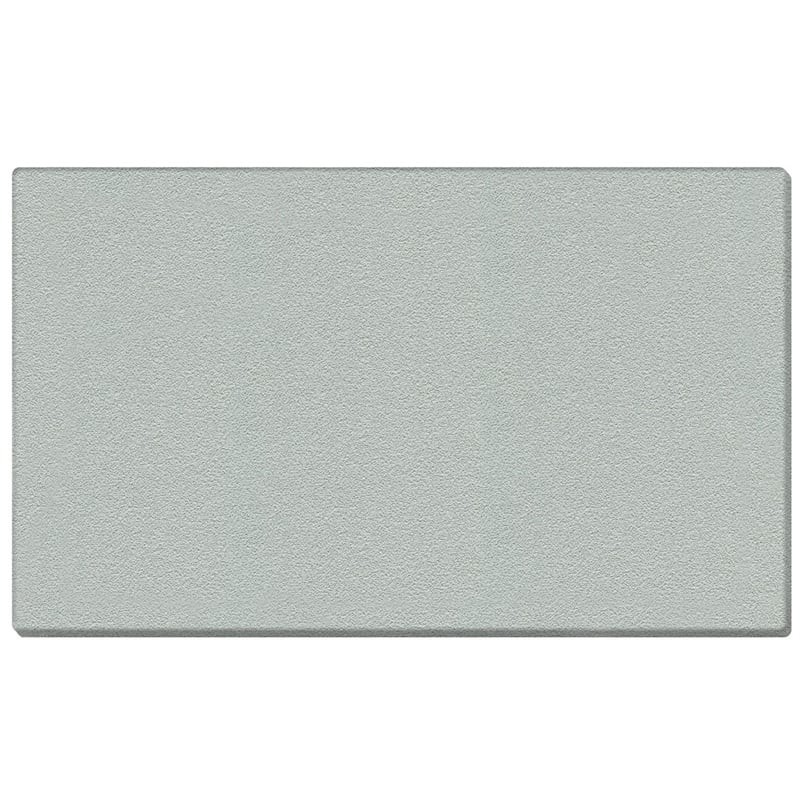 Ghent's Vinyl 4' x 5' Wrapped Edge Bulletin Board in Silver