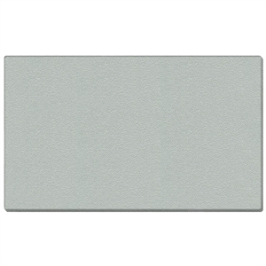 Ghent's Vinyl 4' x 5' Wrapped Edge Bulletin Board in Silver