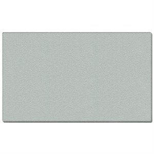 ghent's vinyl 4' x 5' wrapped edge bulletin board in silver