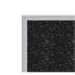 Ghent's 4' x 6' Rubber Bulletin Board with Aluminum Frame in Speckled Tan