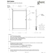 Ghent's Wood 4' x 6' Cork Bulletin & Mag. Whiteboard B-Set in Tan